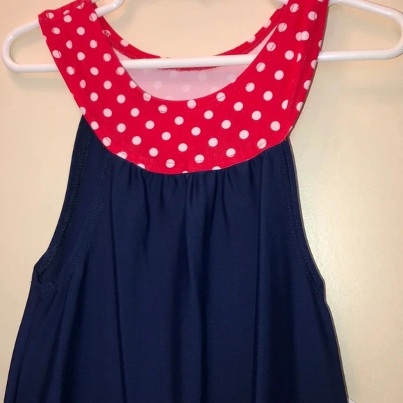 FRANKIE & DAISY BOUTIQUE NEW GIRLS DRESS TOP BOTTOM EASTER NAUTICAL DRESSES SZ 4 - Picture 5 of 6